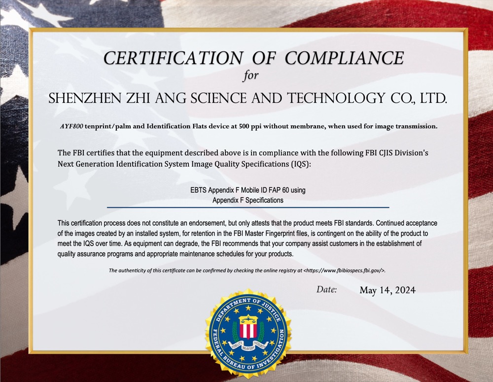 AYF800 FAP60 FBI报告